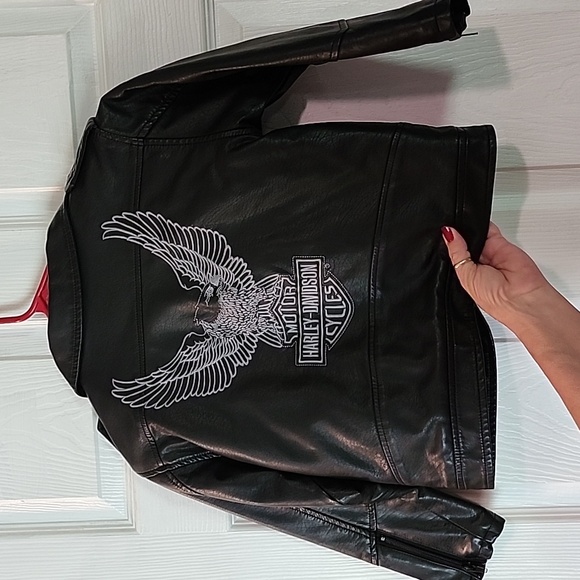 kids Harley Davidson leather coats - Picture 2 of 3